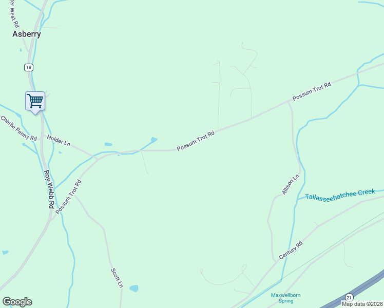 map of restaurants, bars, coffee shops, grocery stores, and more near 840 Possum Trot Road in Piedmont