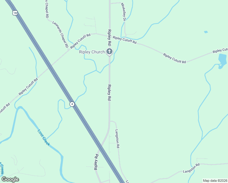 map of restaurants, bars, coffee shops, grocery stores, and more near 1042 Ripley Road in Carbon Hill