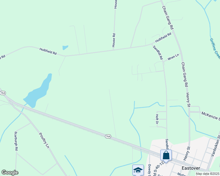 map of restaurants, bars, coffee shops, grocery stores, and more near 236 Newtown Road in Eastover