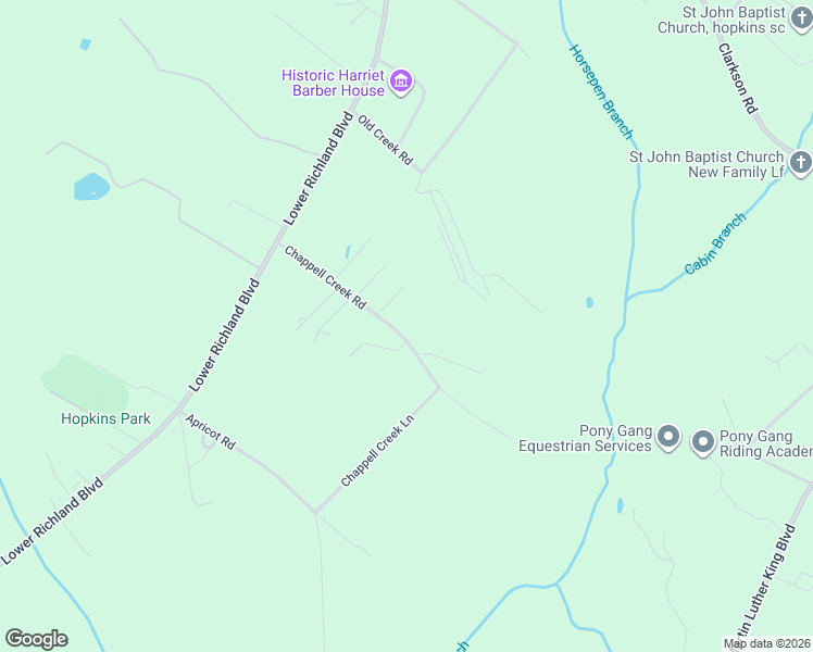 map of restaurants, bars, coffee shops, grocery stores, and more near 1108 Chappell Creek Road in Hopkins