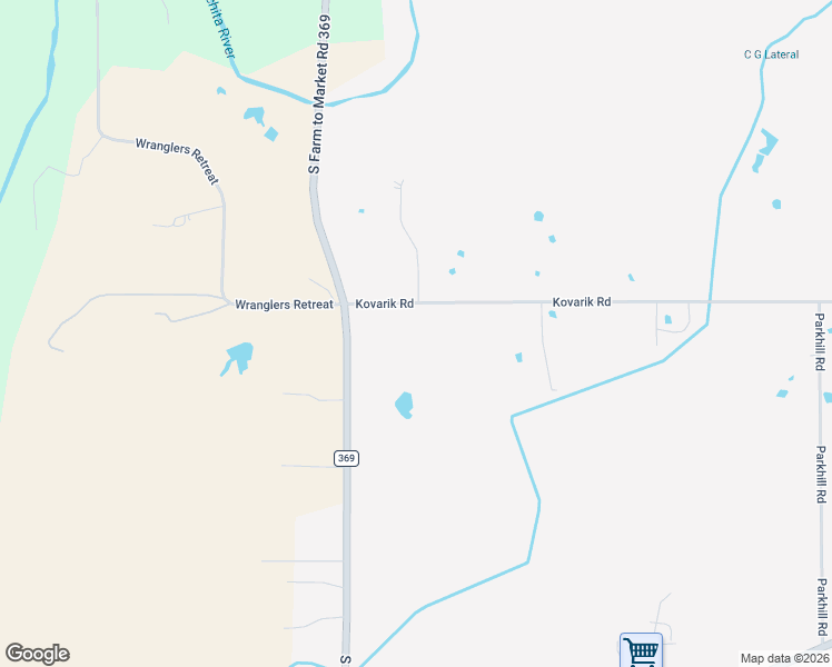map of restaurants, bars, coffee shops, grocery stores, and more near 6715 Kovarik Road in Wichita Falls