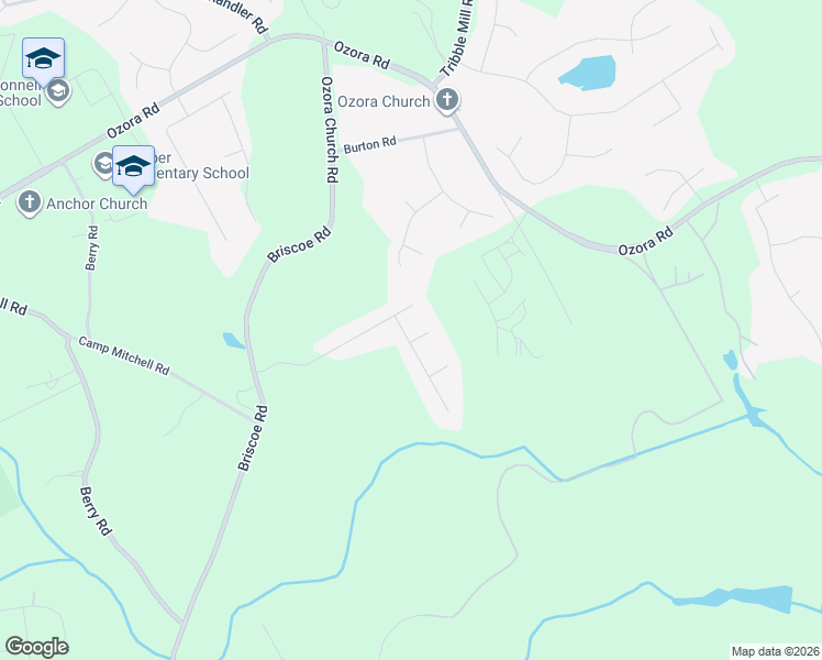 map of restaurants, bars, coffee shops, grocery stores, and more near 3020 Templeton Lane in Loganville