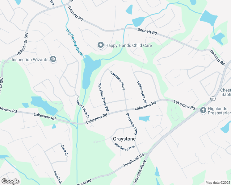 map of restaurants, bars, coffee shops, grocery stores, and more near 1988 Waterton Court in Grayson