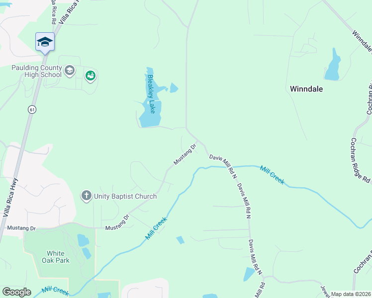 map of restaurants, bars, coffee shops, grocery stores, and more near 1097 Mustang Drive in Dallas