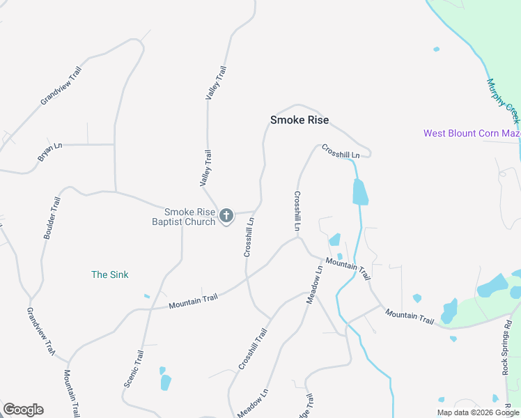 map of restaurants, bars, coffee shops, grocery stores, and more near 360 Crosshill Lane in Warrior
