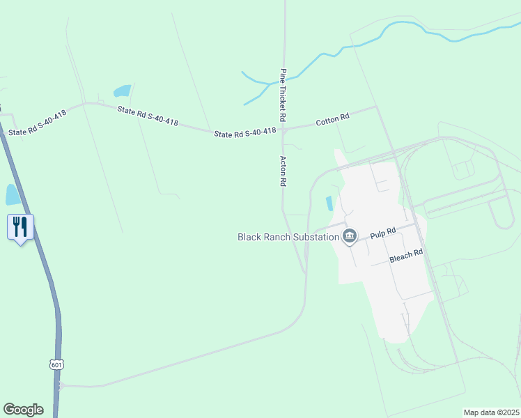 map of restaurants, bars, coffee shops, grocery stores, and more near 1052 Acton Road in Eastover