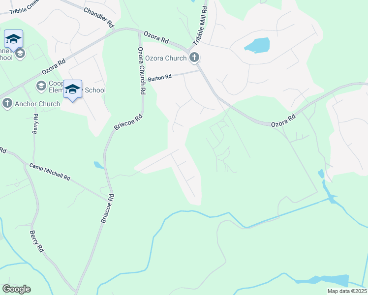map of restaurants, bars, coffee shops, grocery stores, and more near 781 Templeton Drive in Loganville