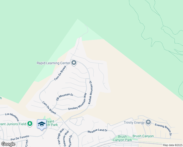 map of restaurants, bars, coffee shops, grocery stores, and more near 5425 Castle Bend Way in Yorba Linda