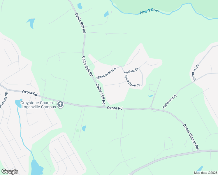 map of restaurants, bars, coffee shops, grocery stores, and more near 1785 Angus Lee Drive in Lawrenceville