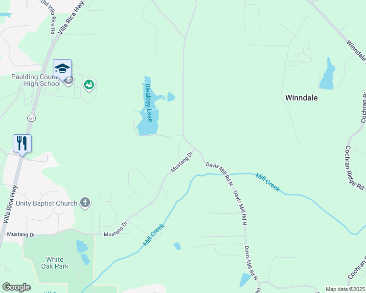 map of restaurants, bars, coffee shops, grocery stores, and more near 80 Bent Creek Place in Dallas