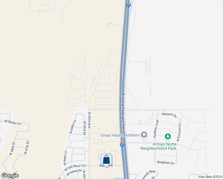 map of restaurants, bars, coffee shops, grocery stores, and more near 4132 West Bradshaw Creek Lane in New River