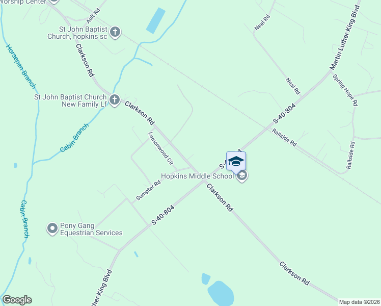 map of restaurants, bars, coffee shops, grocery stores, and more near 1545 Clarkson Road in Hopkins