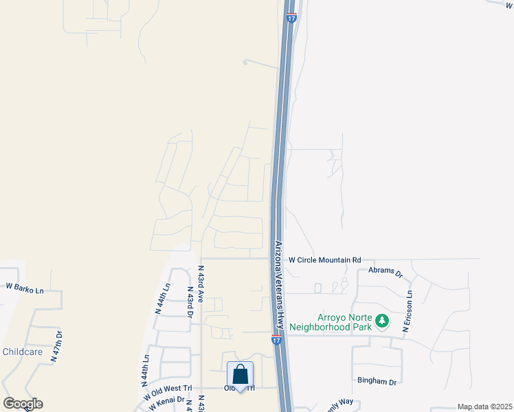 map of restaurants, bars, coffee shops, grocery stores, and more near 4132 West Bradshaw Creek Lane in New River