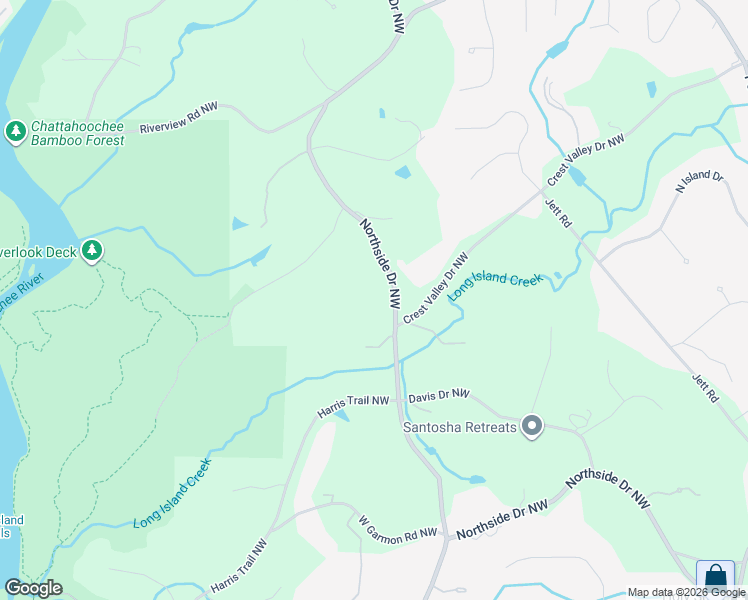 map of restaurants, bars, coffee shops, grocery stores, and more near 4870 Northside Drive Northwest in Sandy Springs