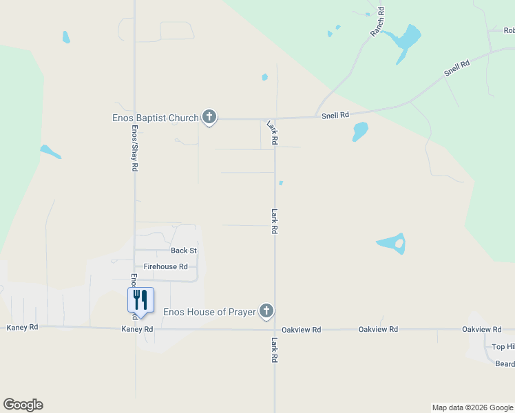 map of restaurants, bars, coffee shops, grocery stores, and more near 4437 Lark Road in Kingston