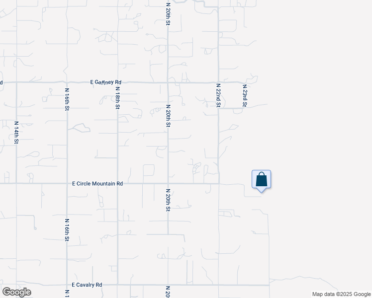 map of restaurants, bars, coffee shops, grocery stores, and more near 44421 North 20th Street in New River
