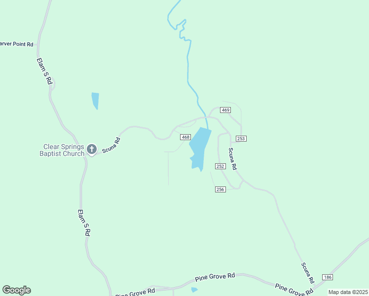 map of restaurants, bars, coffee shops, grocery stores, and more near County Road 468 in Coffeeville