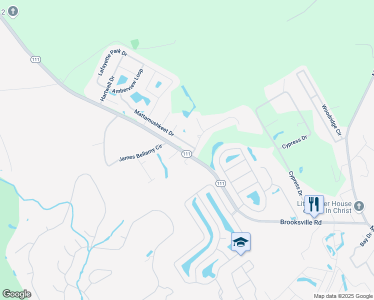 map of restaurants, bars, coffee shops, grocery stores, and more near 2970 Little River Road in Little River