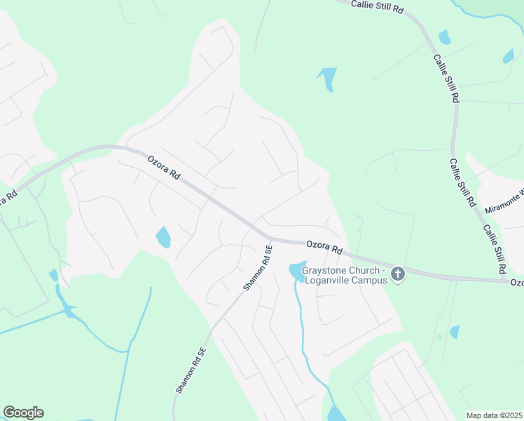 map of restaurants, bars, coffee shops, grocery stores, and more near 1380 Timber Walk Drive in Loganville