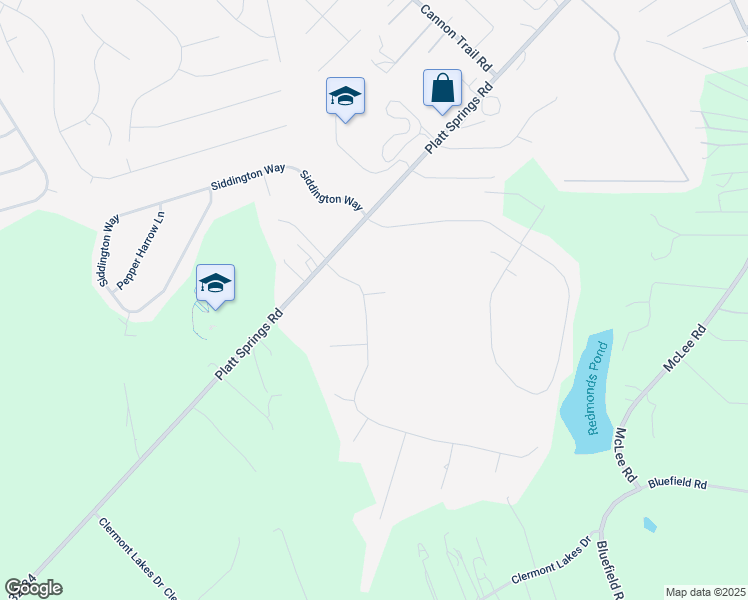 map of restaurants, bars, coffee shops, grocery stores, and more near 300 Willow Forks Court in Lexington