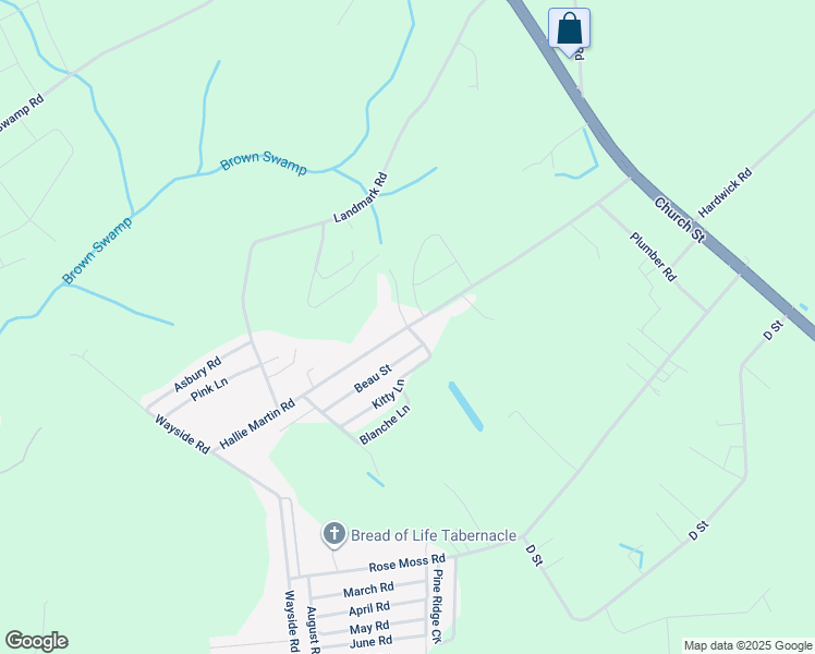 map of restaurants, bars, coffee shops, grocery stores, and more near 120 Swamp Fox Dr in Conway
