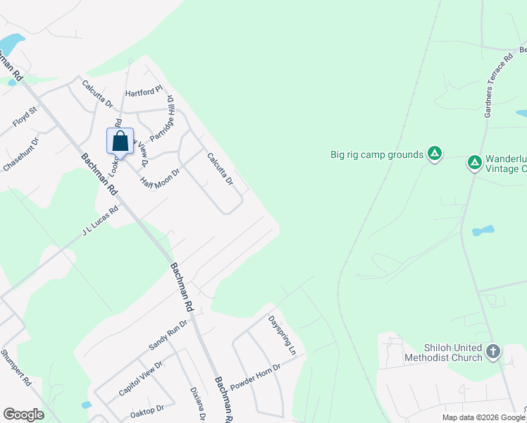 map of restaurants, bars, coffee shops, grocery stores, and more near 175 Sandy Creek Court in Gaston