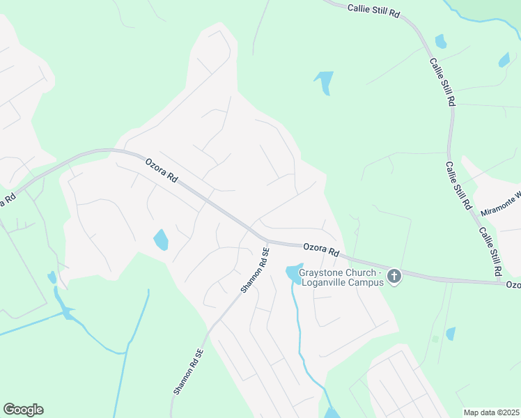 map of restaurants, bars, coffee shops, grocery stores, and more near 1380 Timber Walk Drive in Loganville