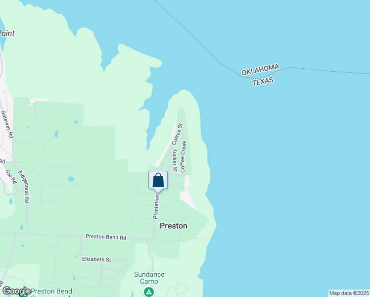 map of restaurants, bars, coffee shops, grocery stores, and more near 292 Miller Street in Pottsboro