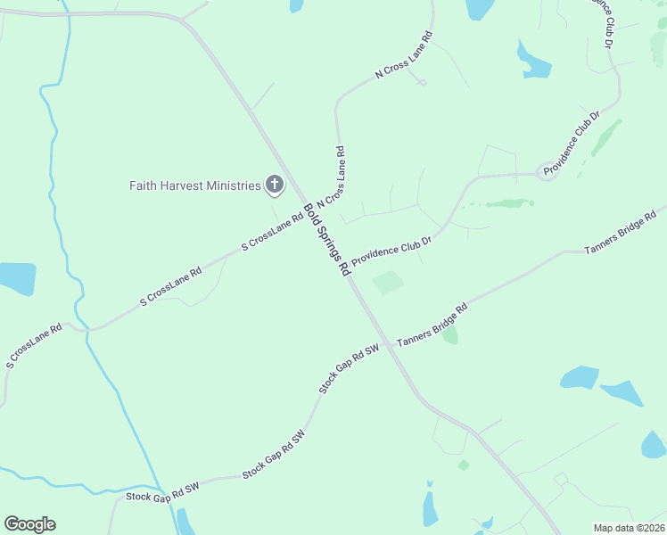 map of restaurants, bars, coffee shops, grocery stores, and more near 4240 Bold Springs Road in Monroe