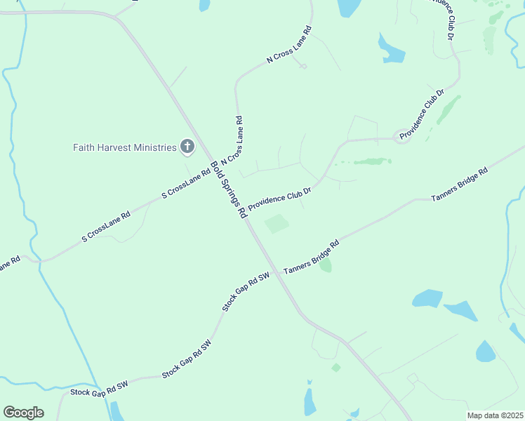 map of restaurants, bars, coffee shops, grocery stores, and more near 121 Providence Club Drive in Monroe