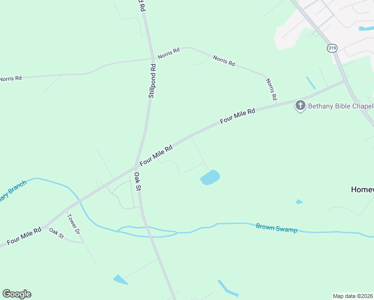 map of restaurants, bars, coffee shops, grocery stores, and more near 1286 Four Mile Road in Conway