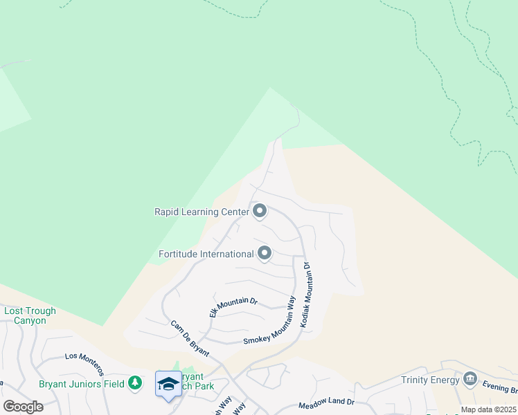 map of restaurants, bars, coffee shops, grocery stores, and more near 5315 Kodiak Mountain Drive in Yorba Linda
