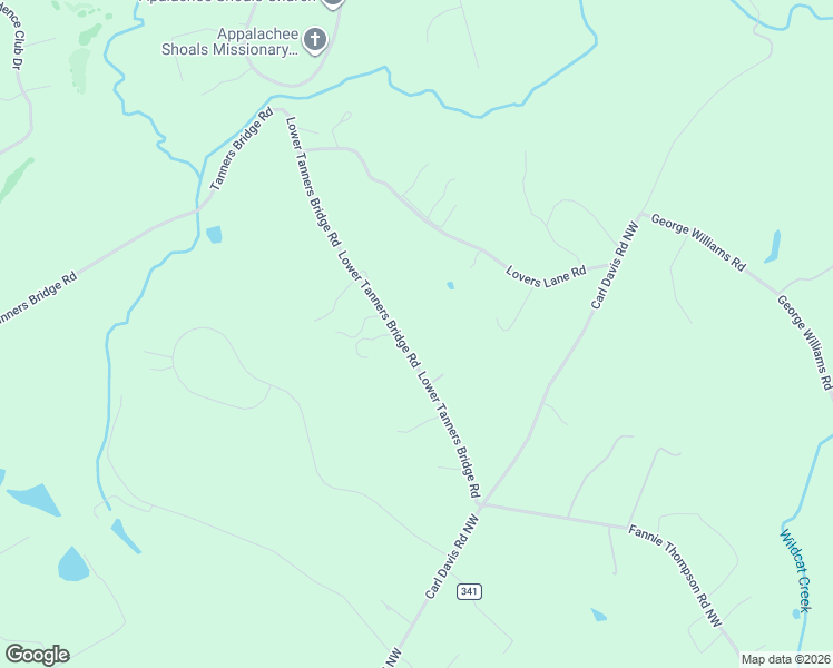map of restaurants, bars, coffee shops, grocery stores, and more near 3911-3937 Lower Tanners Bridge Road in Monroe