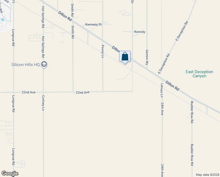 map of restaurants, bars, coffee shops, grocery stores, and more near Penny Lane in Sky Valley