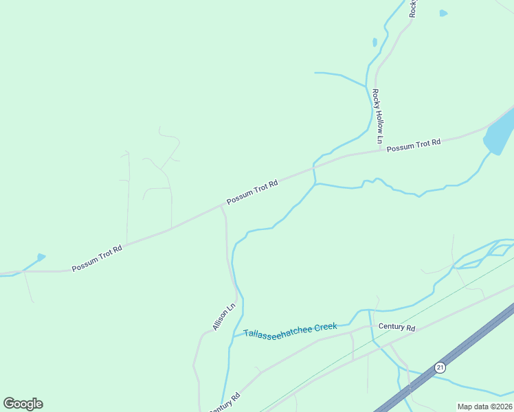 map of restaurants, bars, coffee shops, grocery stores, and more near 1502 Possum Trot Road in Piedmont