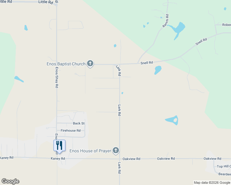 map of restaurants, bars, coffee shops, grocery stores, and more near 4437 Lark Road in Kingston