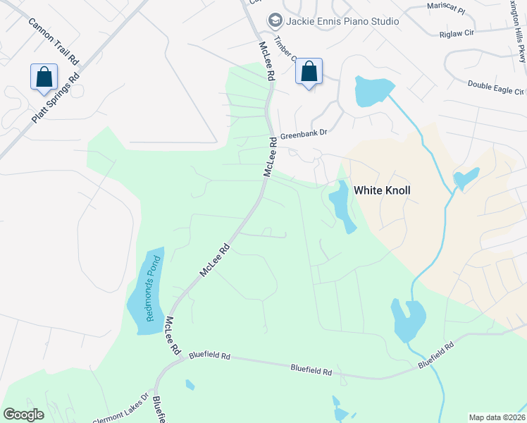 map of restaurants, bars, coffee shops, grocery stores, and more near 397 McLee Road in Lexington