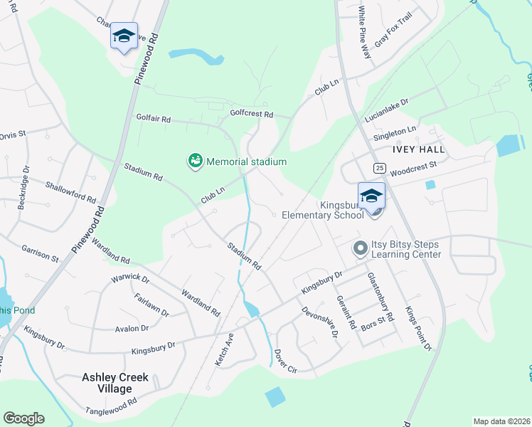 map of restaurants, bars, coffee shops, grocery stores, and more near 1010 Chesterfield Drive in Sumter