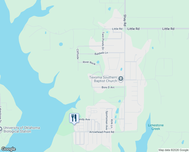 map of restaurants, bars, coffee shops, grocery stores, and more near 14400 Peach Tree Lane in Kingston