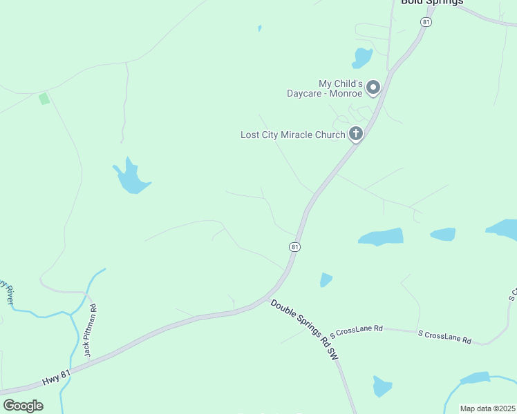 map of restaurants, bars, coffee shops, grocery stores, and more near 4712 Jennifer Court in Monroe