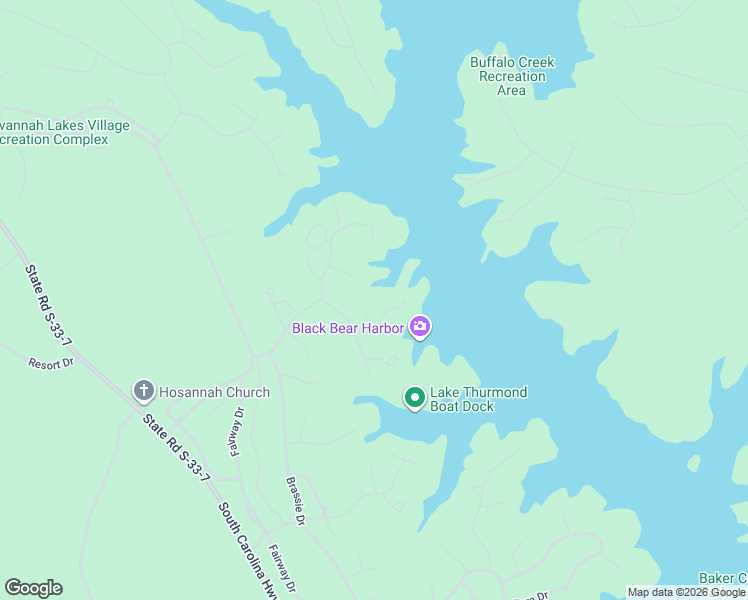 map of restaurants, bars, coffee shops, grocery stores, and more near 207 Windwood Point in McCormick