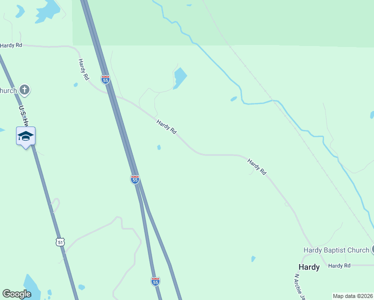 map of restaurants, bars, coffee shops, grocery stores, and more near 1633 Hardy Road in Grenada