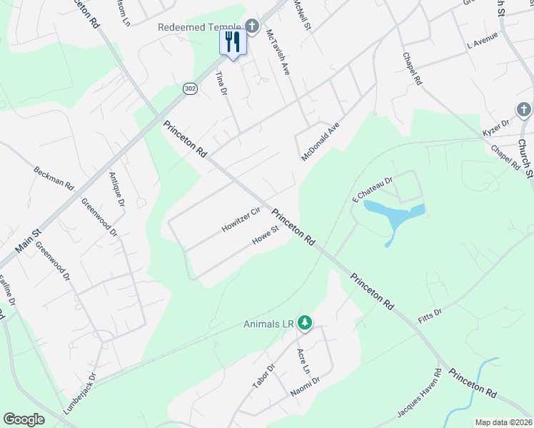 map of restaurants, bars, coffee shops, grocery stores, and more near 3221 Princeton Road in West Columbia