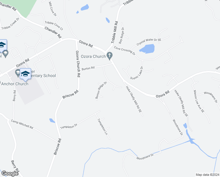 map of restaurants, bars, coffee shops, grocery stores, and more near 874 Hampton Valley Court in Loganville