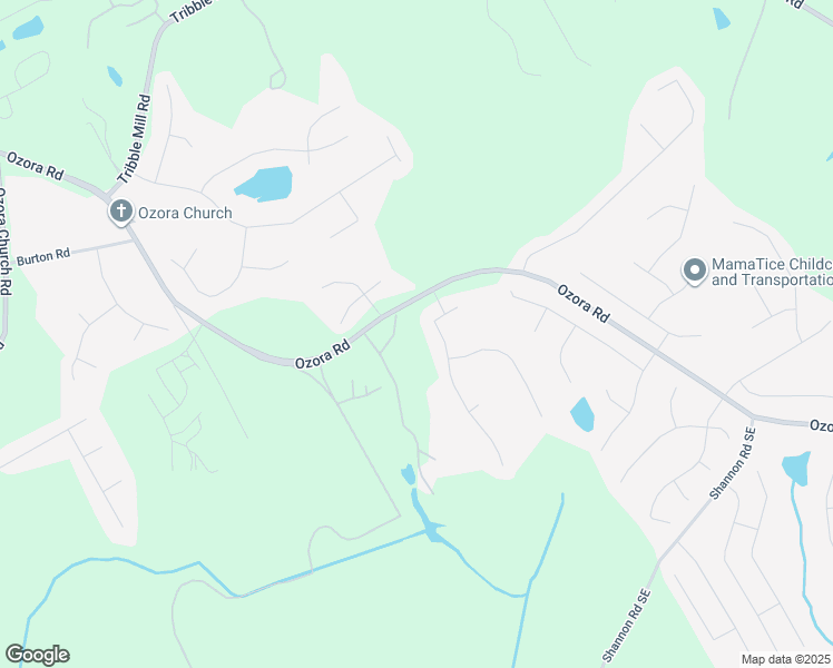 map of restaurants, bars, coffee shops, grocery stores, and more near 1146 Mason Lee Avenue Southeast in Loganville