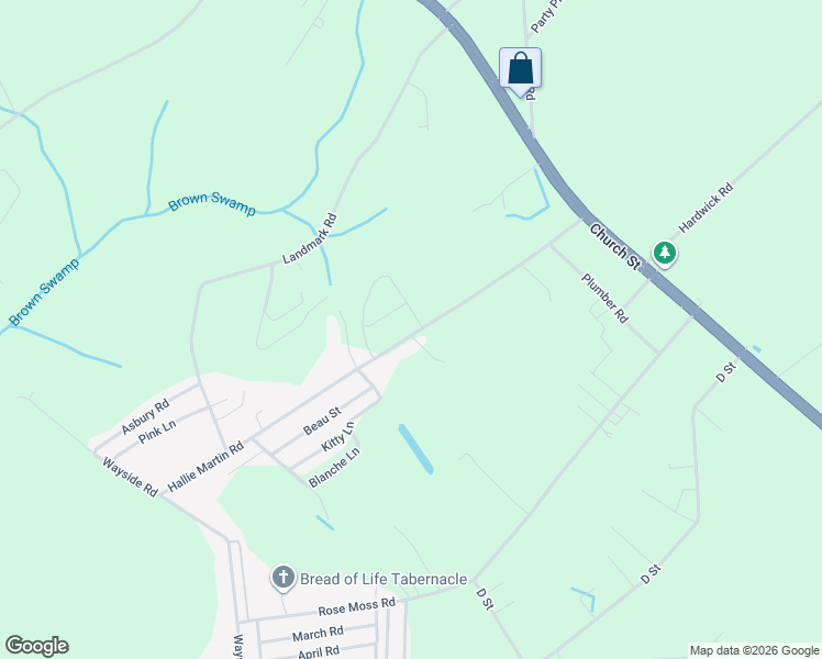 map of restaurants, bars, coffee shops, grocery stores, and more near 425 Hallie Martin Road in Conway