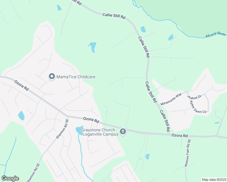 map of restaurants, bars, coffee shops, grocery stores, and more near 1525 Tapestry Ridge Southeast in Lawrenceville