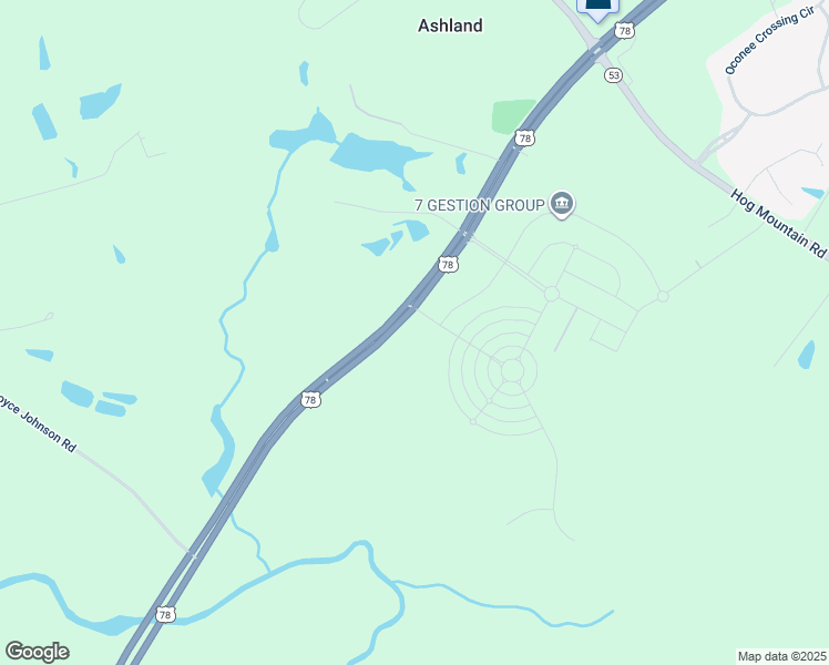 map of restaurants, bars, coffee shops, grocery stores, and more near 4901 Monroe Highway in Statham