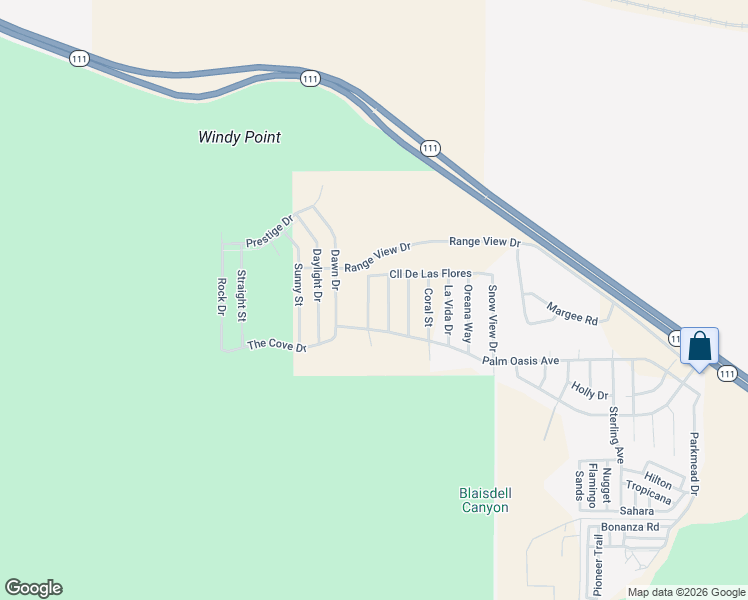map of restaurants, bars, coffee shops, grocery stores, and more near 15840 Clearwater Way in Palm Springs