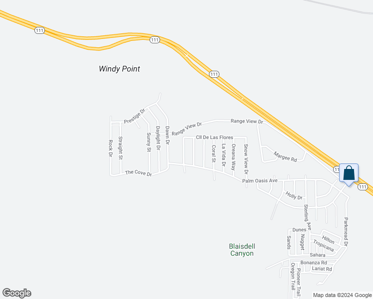 map of restaurants, bars, coffee shops, grocery stores, and more near 15840 Clearwater Way in Palm Springs